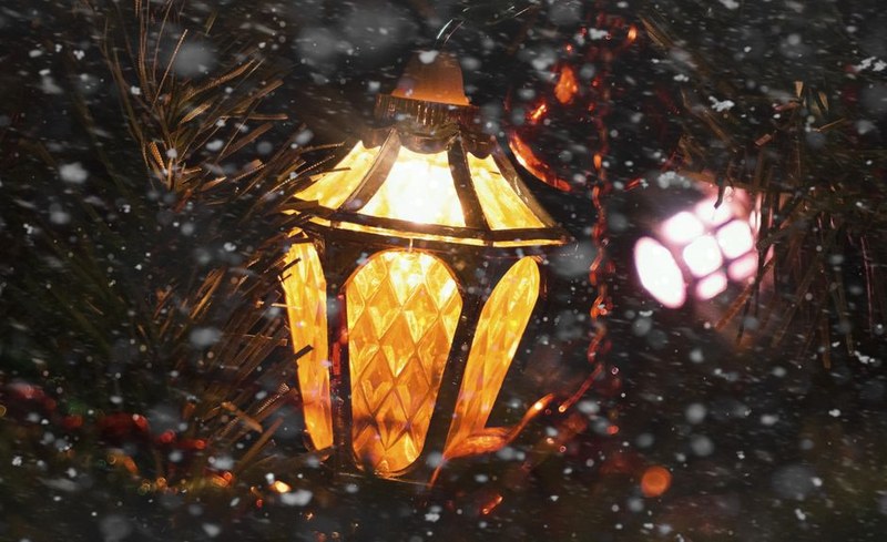 Copper Lantern Candle Holder